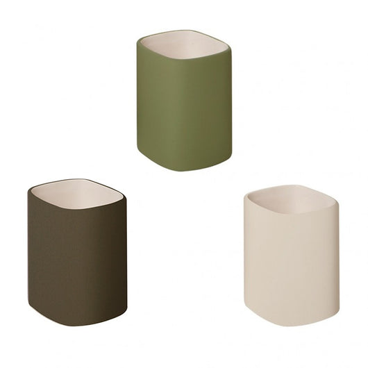 Bicchiere ceramica e legno - serie twin