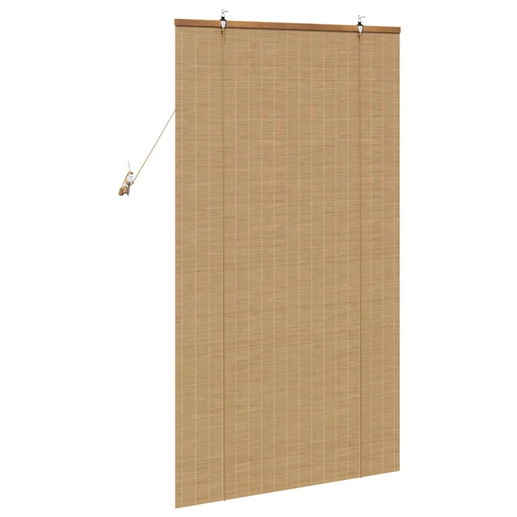 vidaXL Tende e Tapparelle per Finestre con tende Marrone Chiaro Bambù