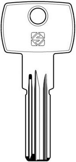 chiavi punzonate silca art. agb6 gr.6/1 olc cod:ferx.195