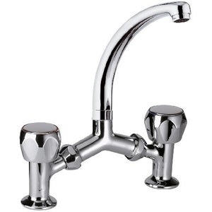 Rubinetto a ponte con canna a c serie 1000 2000 remer