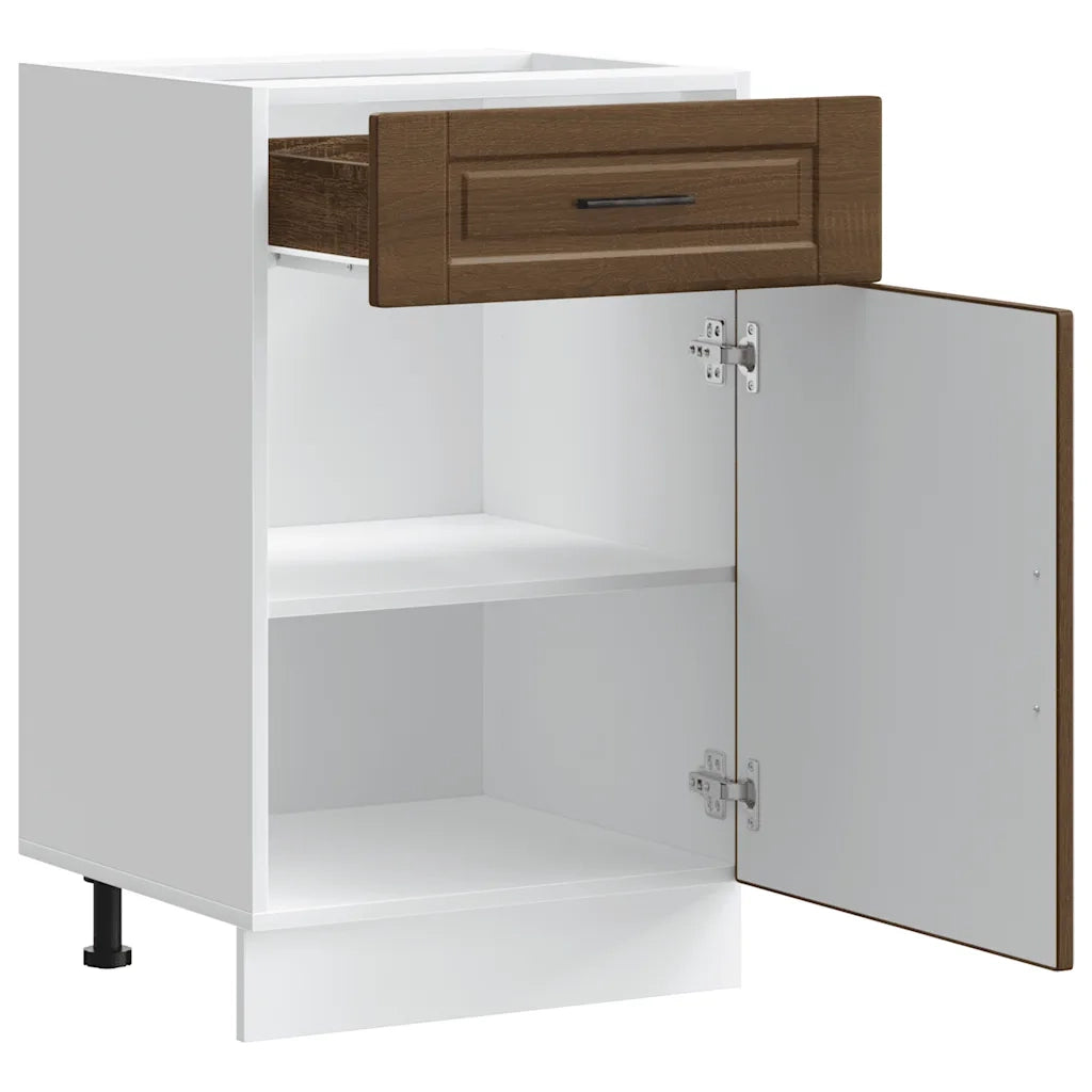 vidaXL Base da Cucina Porto Rovere Marrone in Legno Multistrato