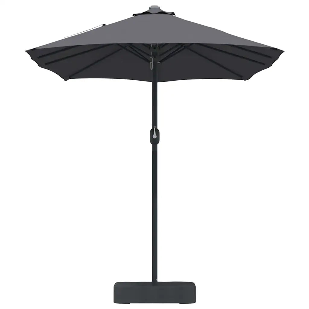 Ombrello da giardino Antracite 385 x 209 x 244 cm 42003277