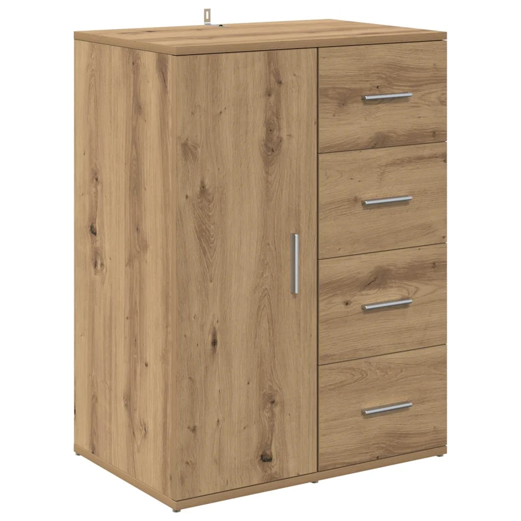 Credenza-Buffet-Armadio da cucina Rovere artigianale 59 x 39 x 80 cm Legno multistrato