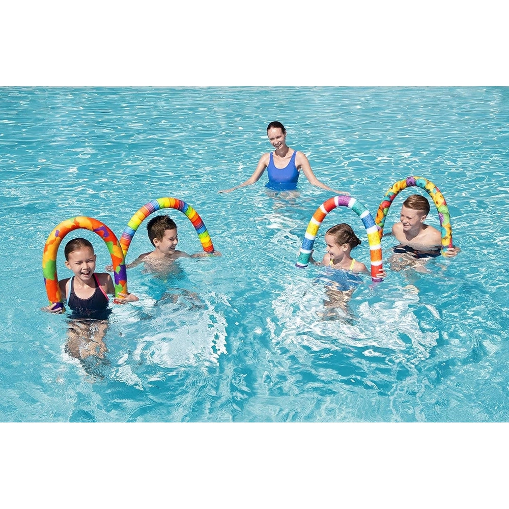 Trade Shop - Tubo Galleggiante In Schiuma Aqua Bones Per Piscina 6,4x122cm Fantasie Assortite 32217 -