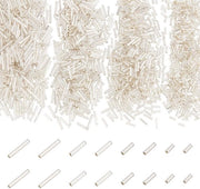 Accessori per collane e bracciali - Spacer kralen - Possibilità creative - In metallo argentato - Adatto per collane e bracciali - Quantità: 1600 pezzi