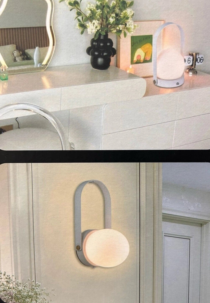 Lampada da tavolo a led moderna minimal nordica abatjour ricaricabile usb per casa bar ristorante cambia 3 luci con touch dimmerabile