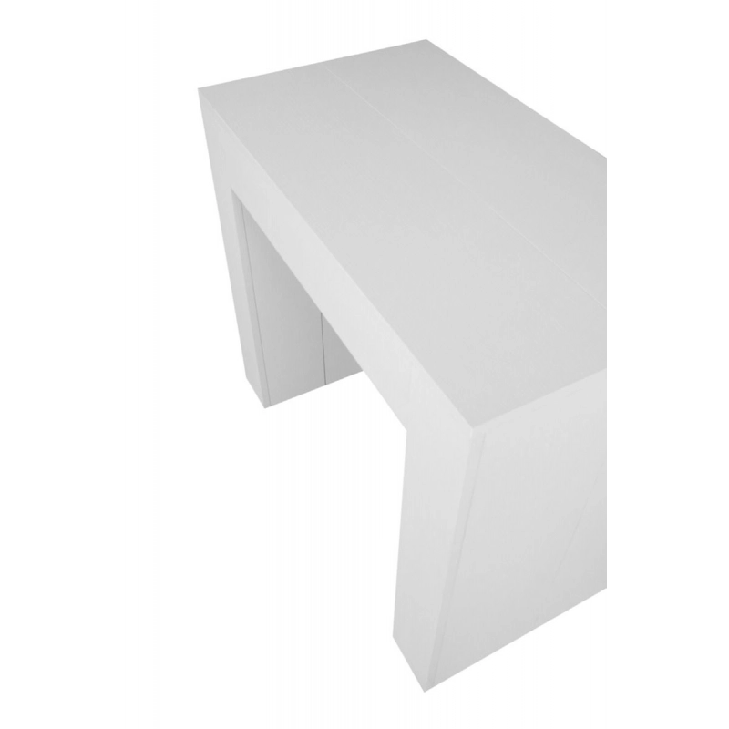Consolle allungabile 90x49/307 cm Extra - Bianco Frassino