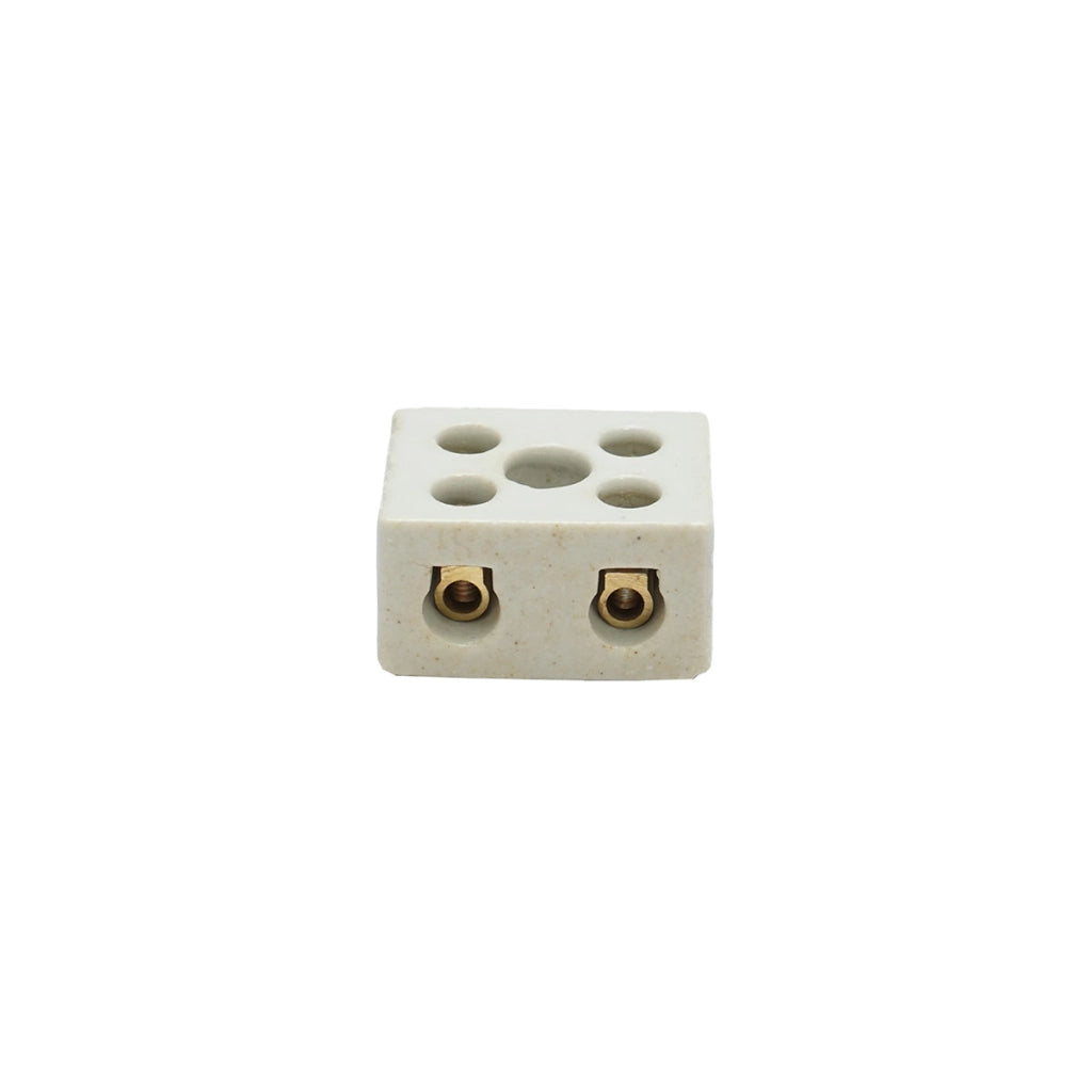 Morsettiera in ceramica 15A, 2 poli 0,5-6mm Leader