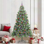 Albero di Natale artificiale Verde 210 cm PVC e Metallo 3395149