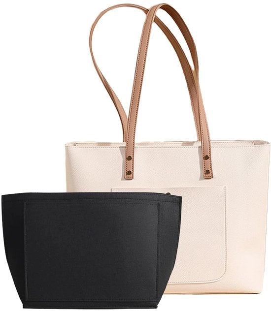 Organizzatore per borse, accessorio per borse, contenitore per borse (nero, M 26 x 13 x 20 cm)