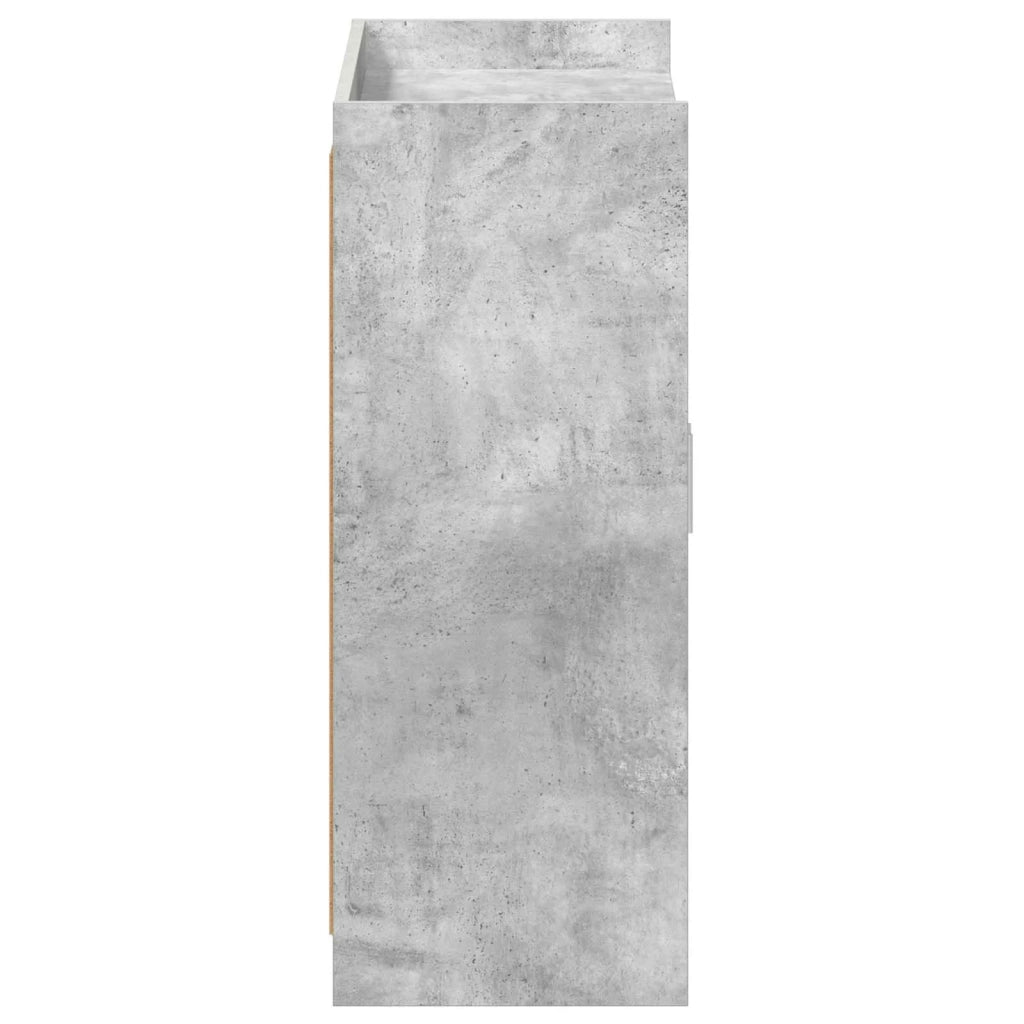 Mobile per scarpe con porta Grigio Cemento 73,5 x 36 x 92 cm 8011310