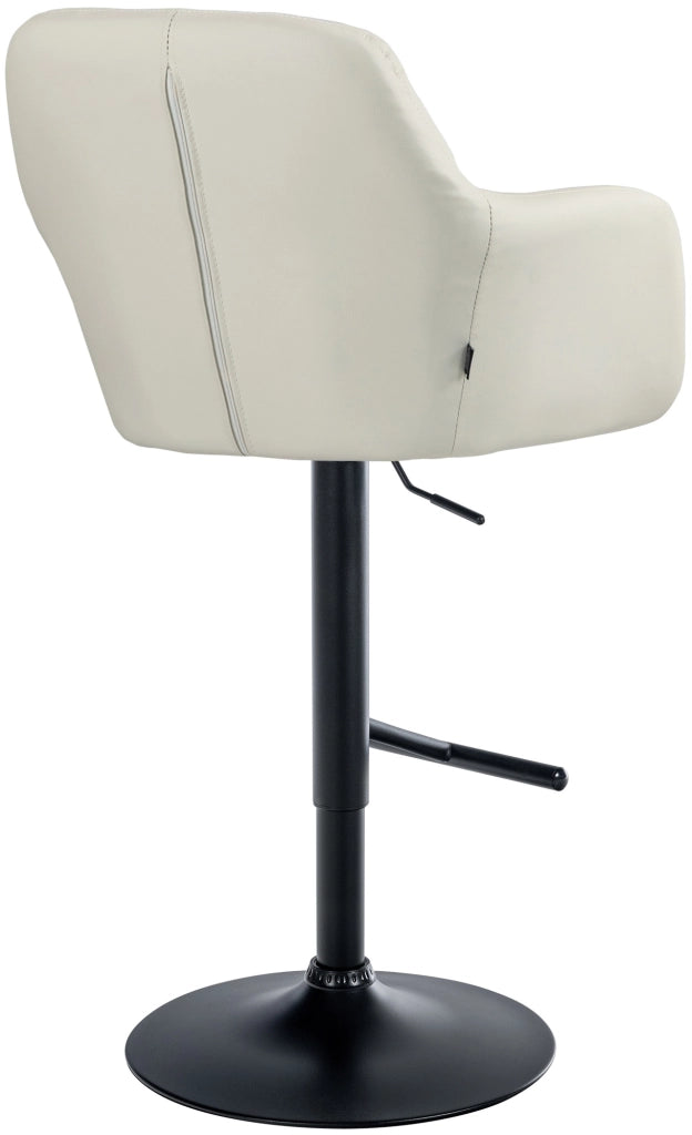 Barhocker Natoma Kunstleder schwarz