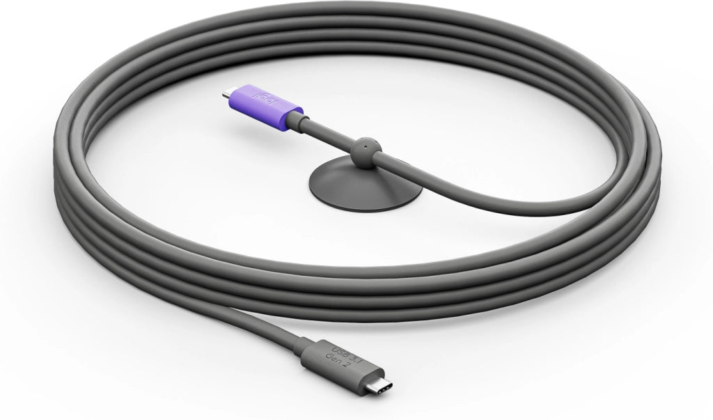 Logitech 952-000195 cavo usb usb 3.2 gen 2 (3.1 gen 2) 5 m usb c grafite, viola