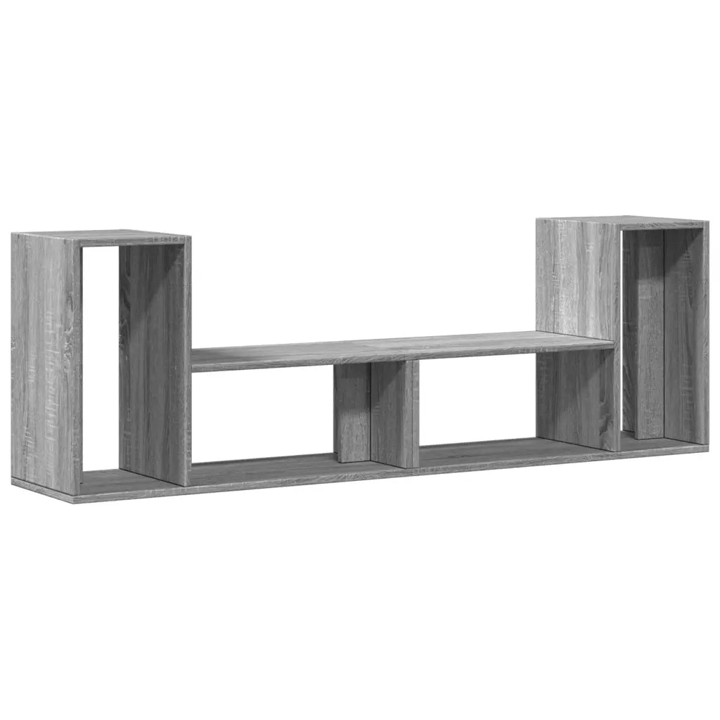 Mobili TV 2 pz Grigio Sonoma 75x30x50 cm in Legno Multistrato