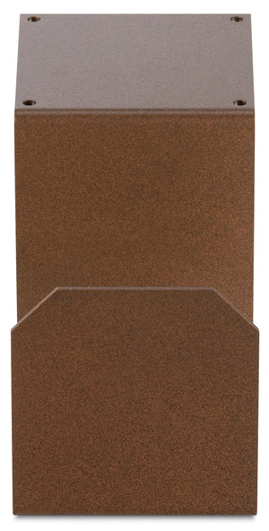 Portatubo Quadrato per Fontane da Giardino in Ferro Antiruggine Belfer 42/PGQ Ruggine