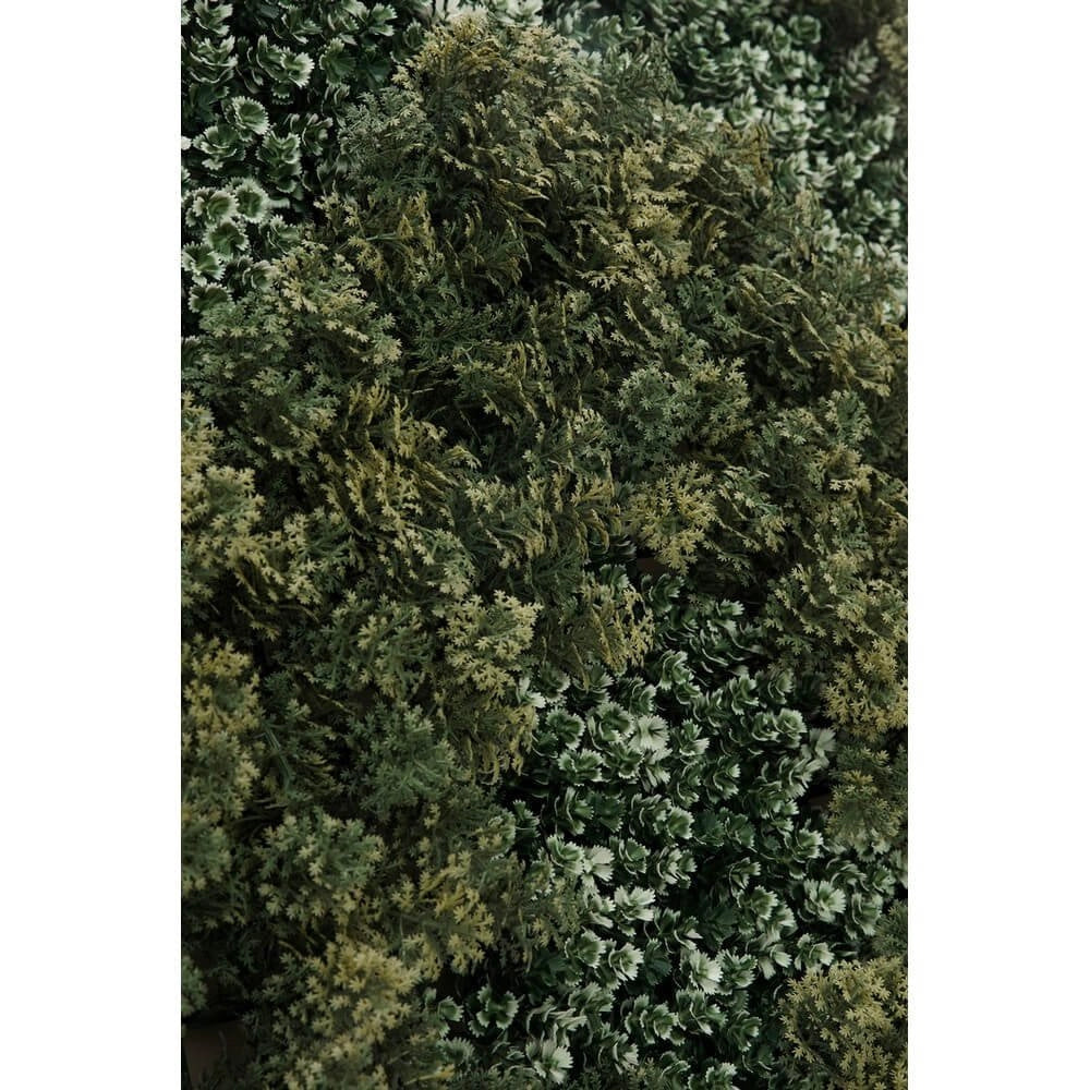 Parete Sintetica Resina Verde da Esterno 100x100 cm - VIONYX
