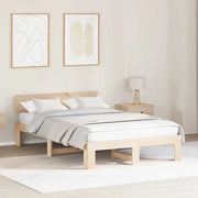 Struttura del letto Naturale 140 x 190 cm Pino massello 872656