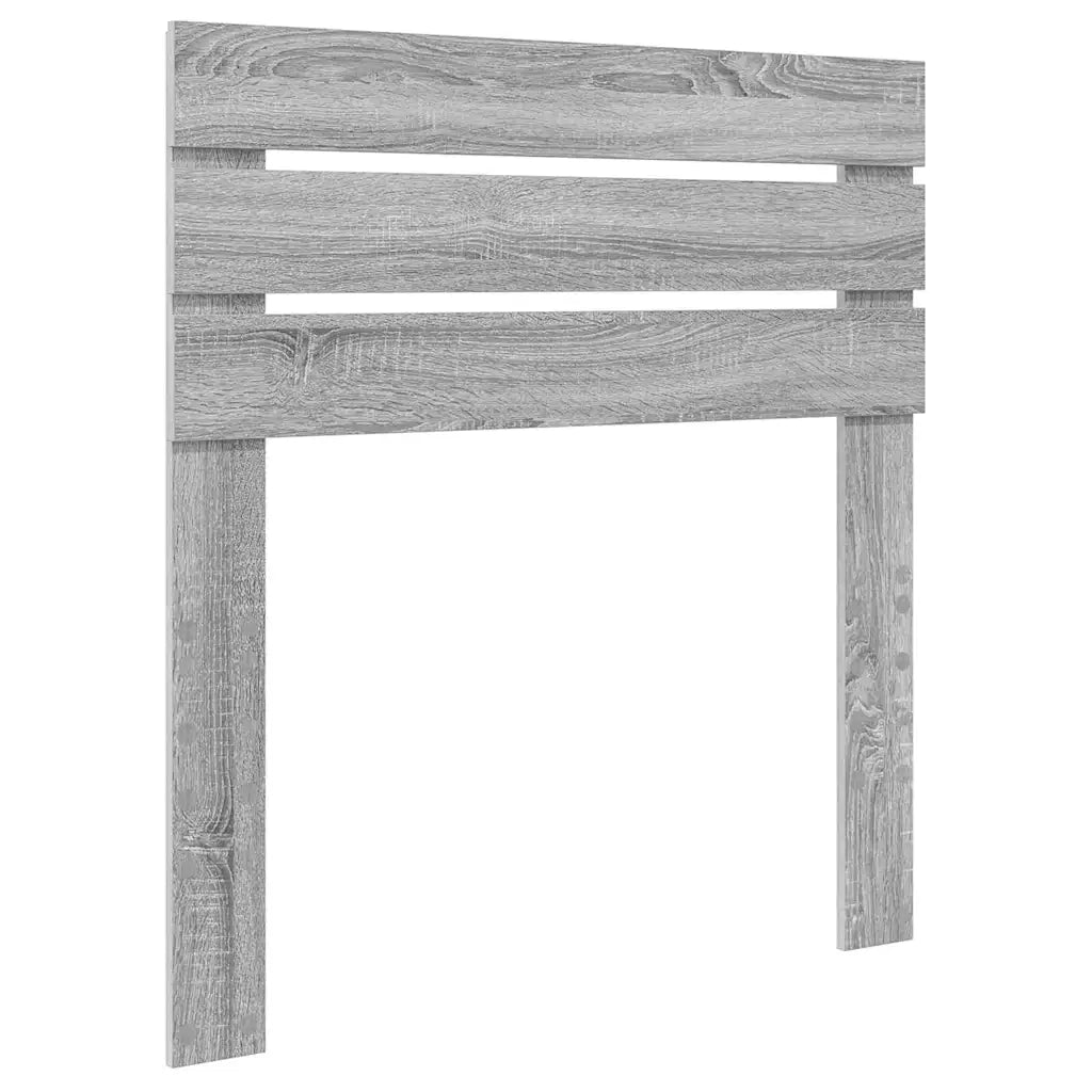 Testiera-Testata-Testiera Decorativa Grigio Sonoma 75 cm Legno multistrato 180645