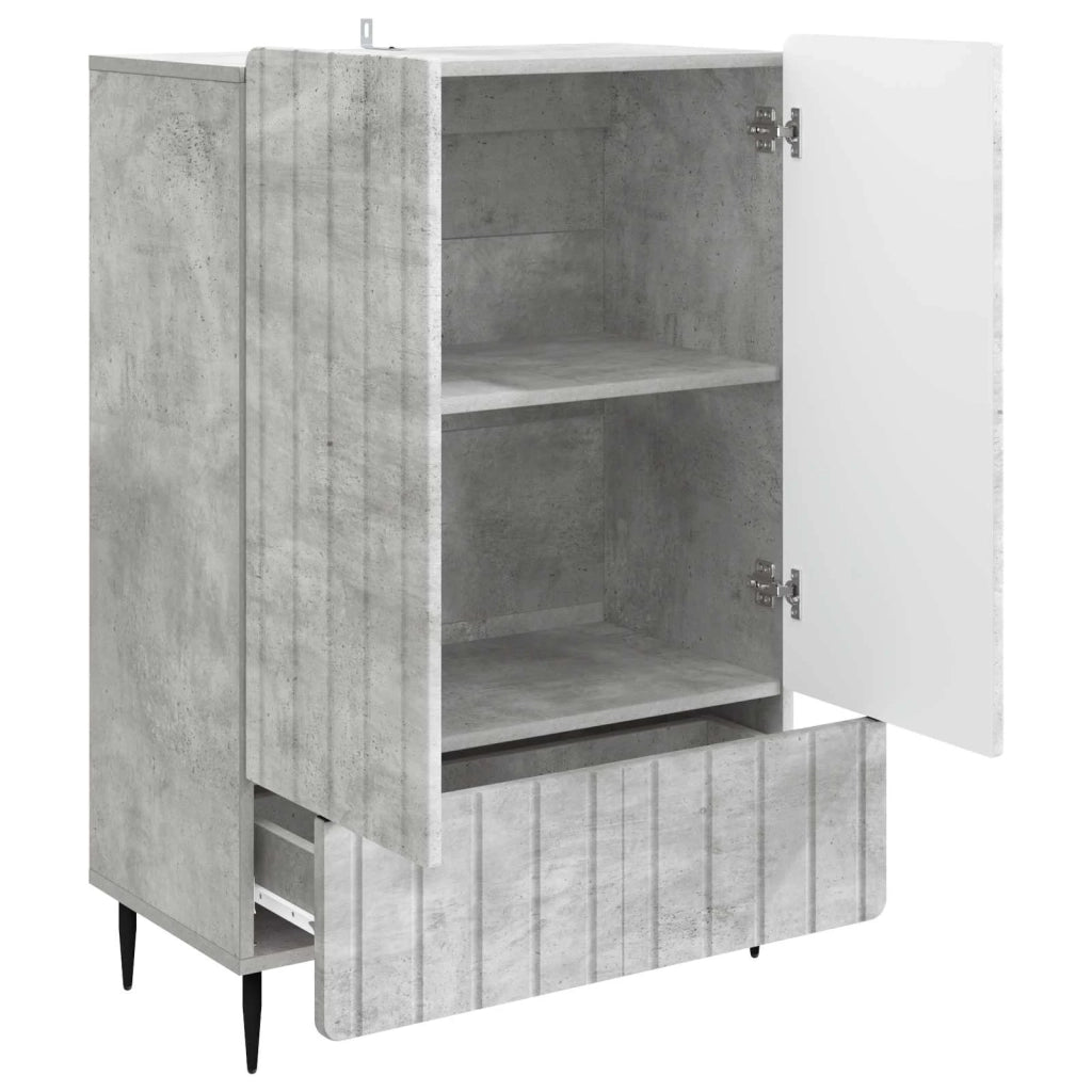 Credenza Grigio Cemento 66 x 34,5 x 97 cm Legno ingegnerizzato