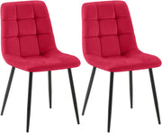 Set di 2 sedie da pranzo Tilde in velluto 7
