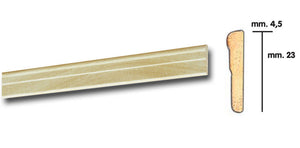 cornice per parati 4,5x23 barocco 200 cm frassino cod:ferx.19603