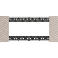 Placca Bticino Living Now 6 moduli colore Optic KA4806MM