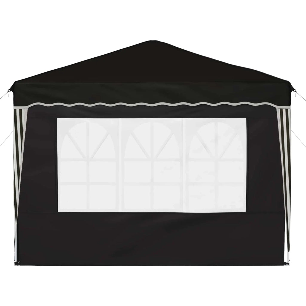Tenda per feste a pop-up 288 x 288 x 245 cm Nero Tessuto Oxford