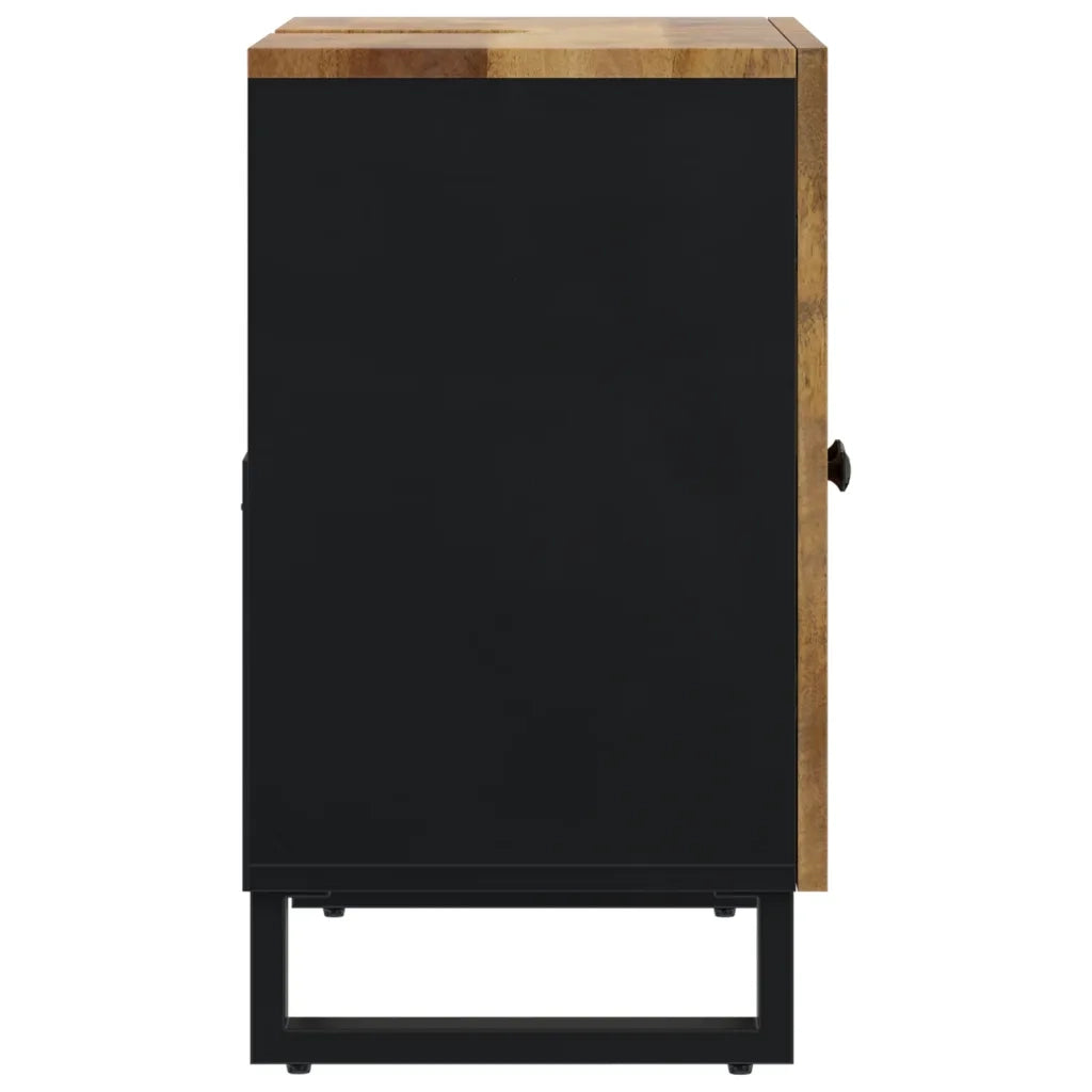Mobile Lavabo-Armadietto da bagno 62x33x58cm Legno Massello Mango Legno Multistrato 955251