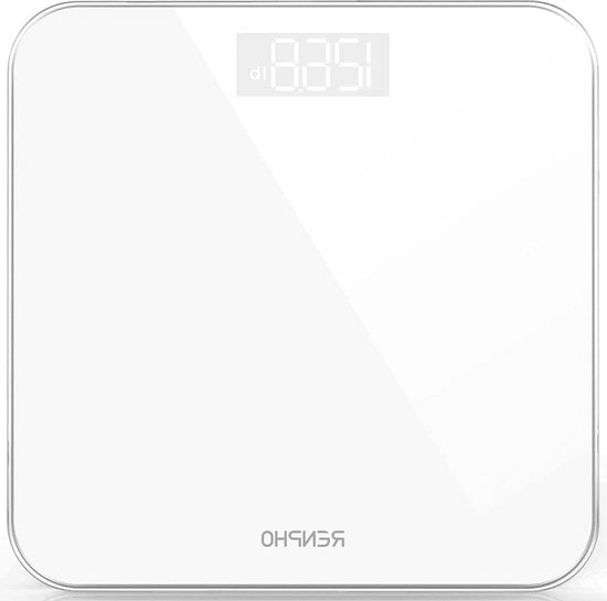 Peso digitale ultraleggero con sensori estremamente precisi - Bilancia con tecnologia step-on - Bianco