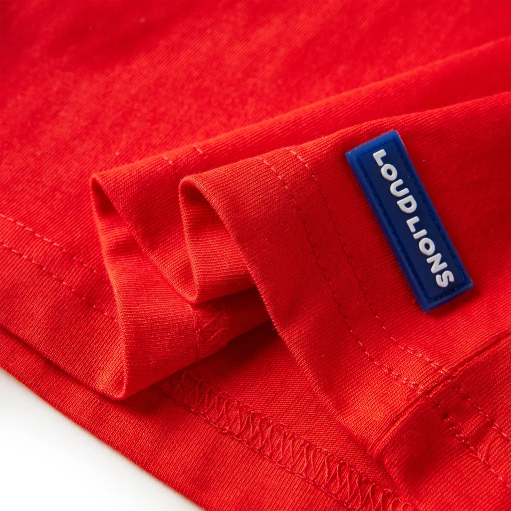 Maglietta per Bambini a Maniche Lunghe Rossa 116 13101