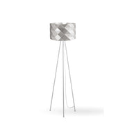 Piantana Moderna 3 Piediprisma Polilux ® Argento E Metallo 1 Luce E27