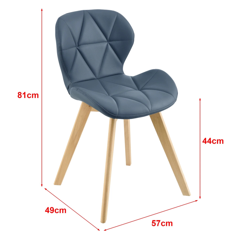 Set 4 sedie in ecopelle 81 x 57 x 49 cm blu 03_0006774