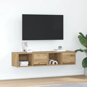 Mobili Porta TV 2 pz Rovere Artigianale 60x31x25,5cm Truciolato 861453