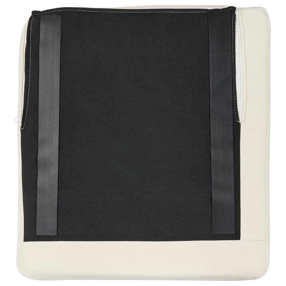 Divano 3 posti tessuto imbottito beige chiaro soggiorno minimalista scandinavo moderno