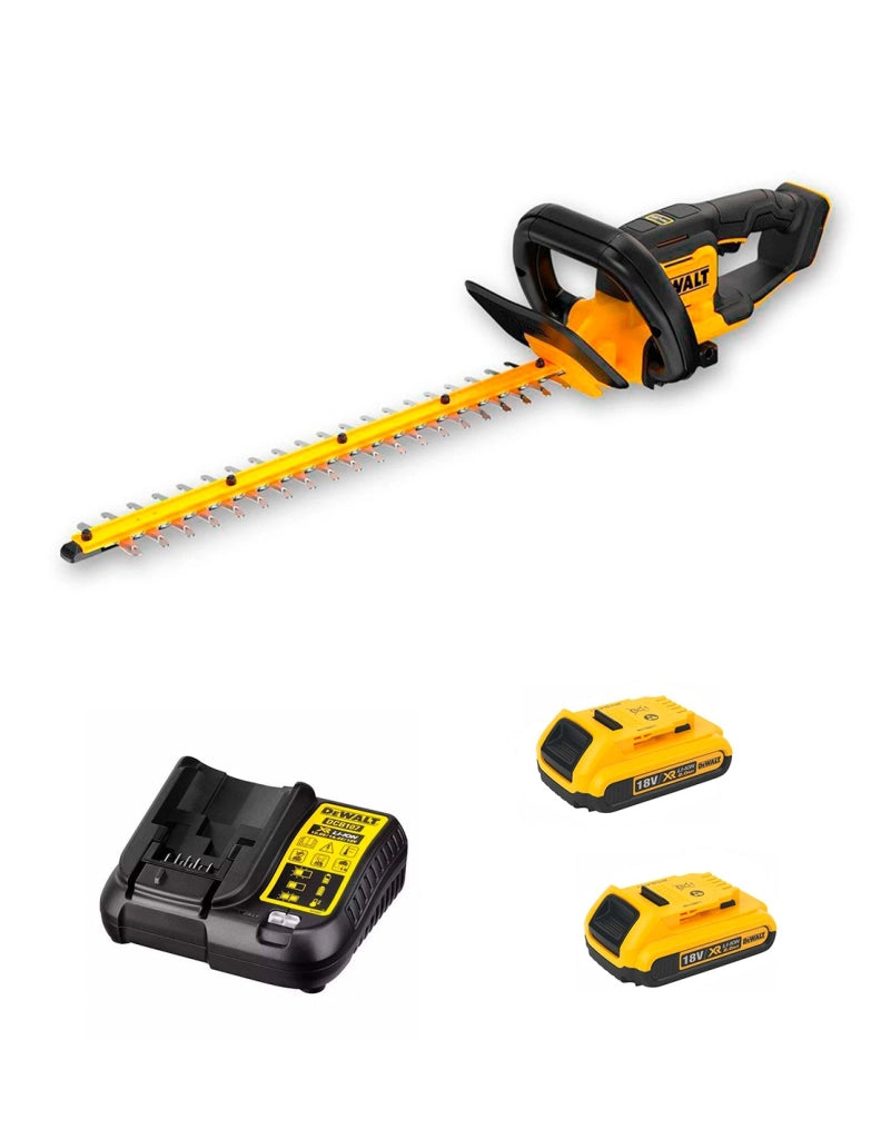 Tagliasiepi DeWALT DCMHT562D2 (2 x 2,0 Ah + DCB107)