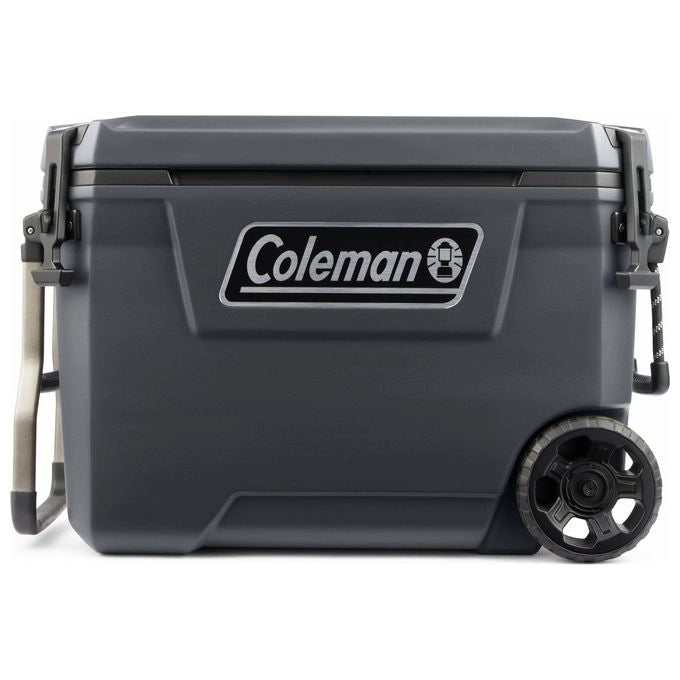 Coleman 2193724 Convoy Ghiacciaia Rigida Isolata 66 L con Ruote e Maniglia Telescopica Mantiene il Ghiaccio fino a 5 Giorni colore Nero