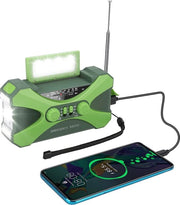 Radio di Emergenza Solare – Radio per Campeggio e Survival – Batteria Portatile – Lampada da Torcia – Energia Solare