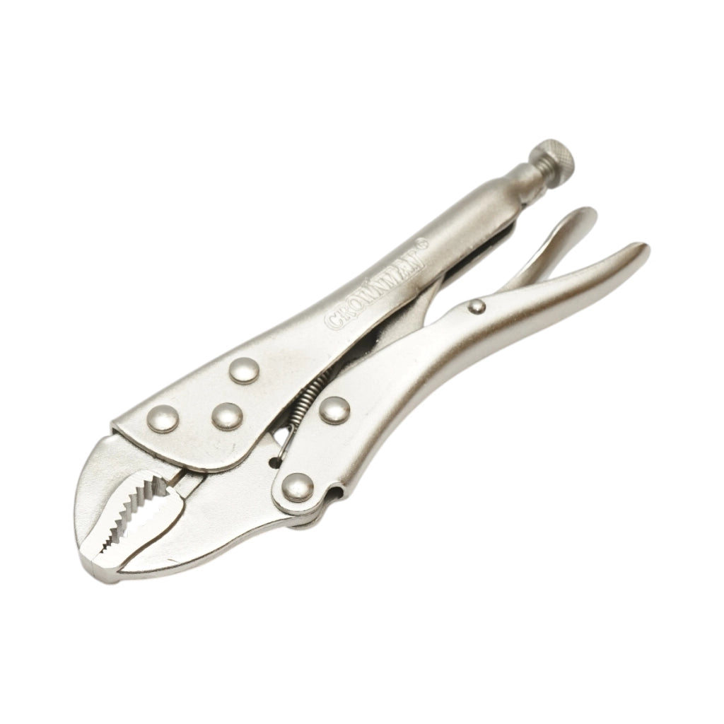 Pinza autobloccante professionale multifunzione Crownman da 180 mm con ganasce curve