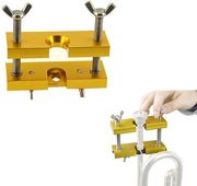 Strumento per rimozione anelli di coperchio per strumenti a fiato - Materiale: lega di alluminio - Cuscinetti regolabili - Resistente all'usura - Progettato per durata - Rimozione sicura e facile
