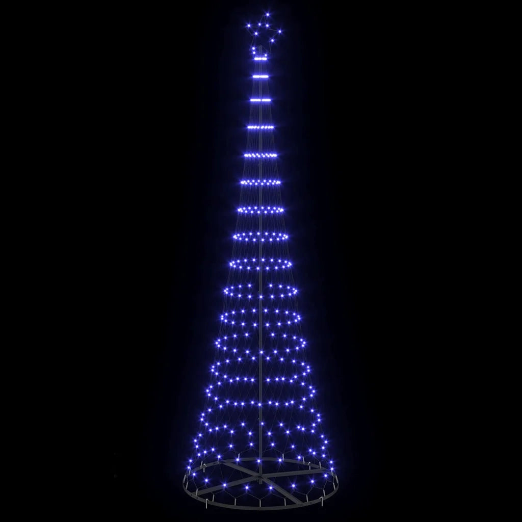 Albero di Natale LED con 355 LED Blu 302,5 cm Metallo