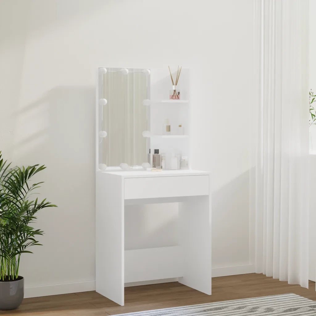 Toeletta con LED Bianca 60x40x140 cmcod mxl 80528