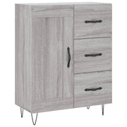 Credenza | Madia | Buffet da pranzo | Armadio da pranzo Grigio Sonoma 69,5x34x90 cm in Legno Multistrato