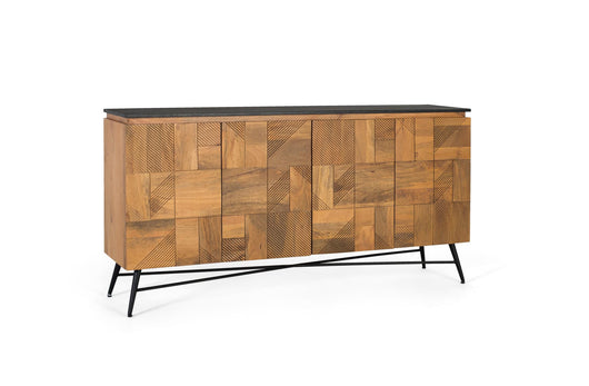 Credenza in legno di mango con finitura naturale 170 cm