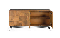 Credenza in legno di mango con finitura naturale 170 cm