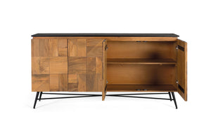 Credenza in legno di mango con finitura naturale 170 cm