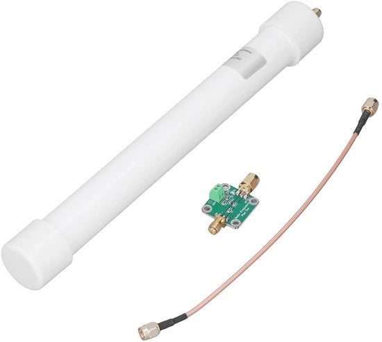 Ricevitore Antenna 360° - Copertura - Alta Sensibilità - Antenna Omnidirezionale - 36 dBi di Potenziamento - Acciaio Inossidabile - Impermeabile - Antenna di Ricezione del Segnale