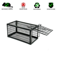 La trappola per topi affidabile e sicura per roditori. Confezione da 2pz