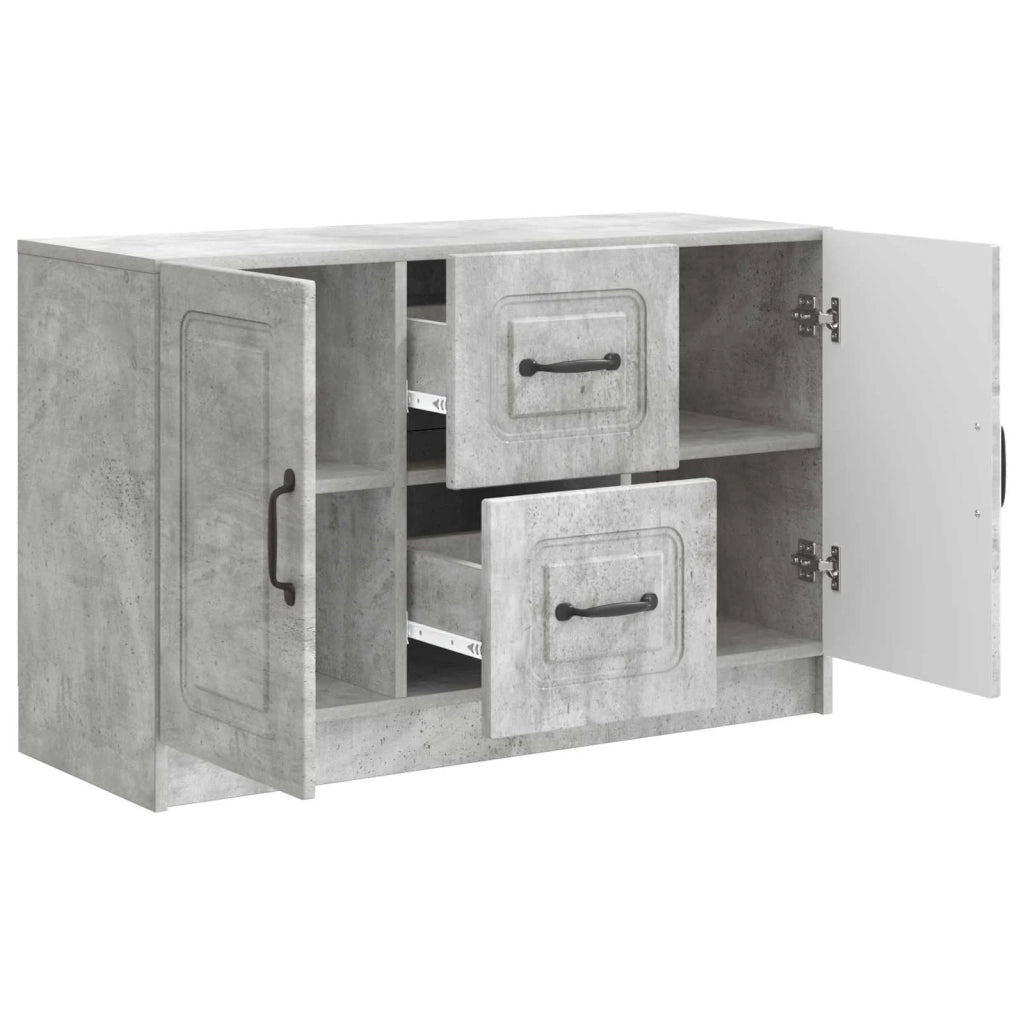 Credenza Grigio Cemento 89 x 34,5 x 57 cm Legno ingegnerizzato 895808