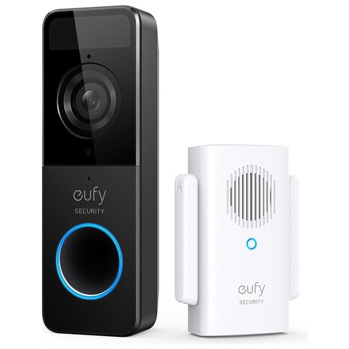 Eufy Video Doorbell 1080p Nero, Bianco