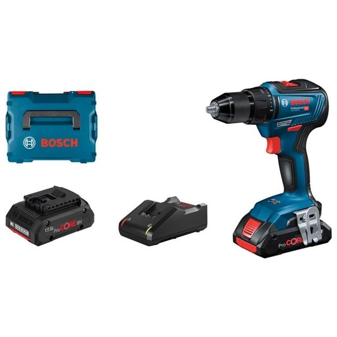 Bosch GSR 18V-55 Professional - Bohrer/Schrauber - schnurlos 1800 Giri/min Nero, Blu